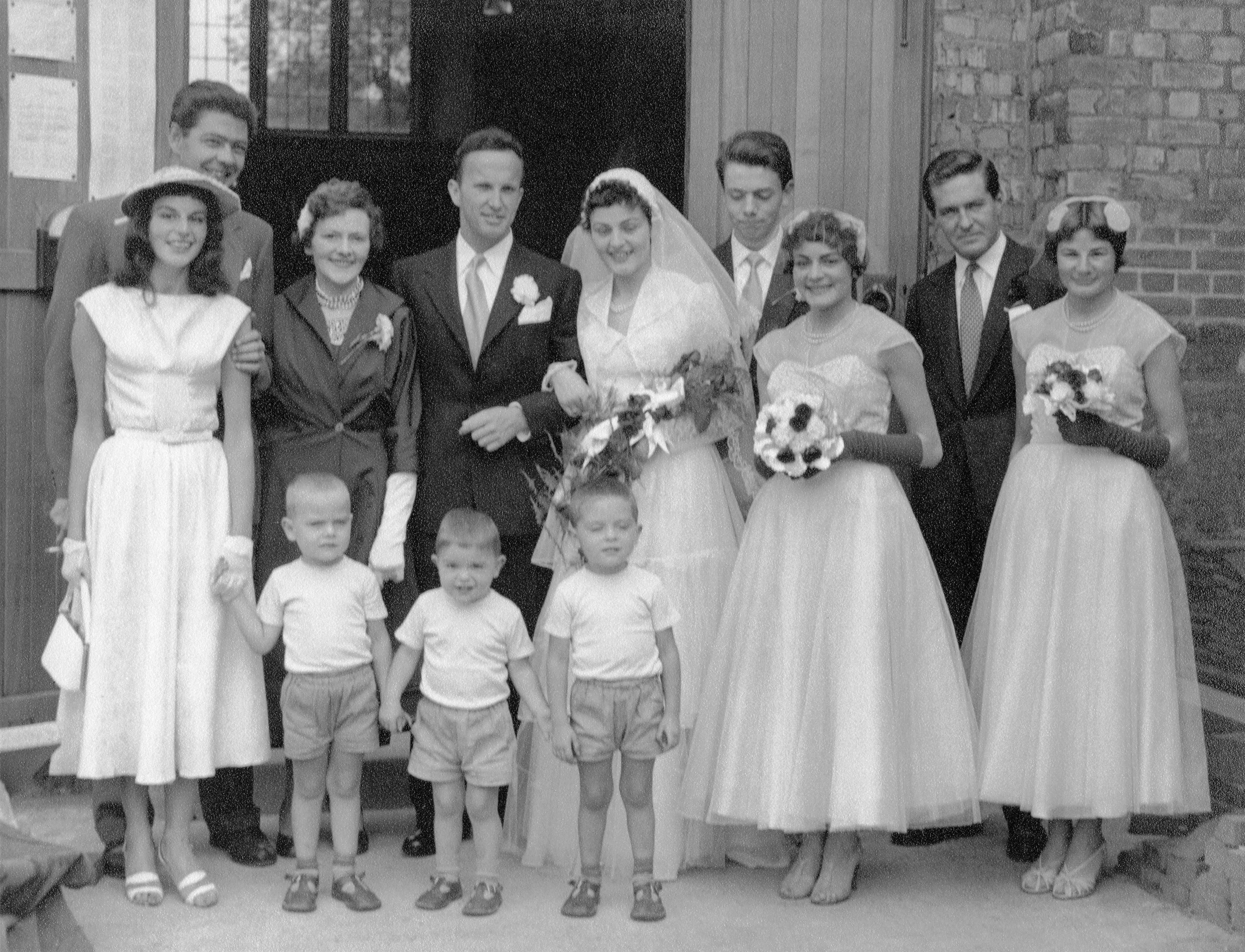 Mum & Dad wedding portrait #12